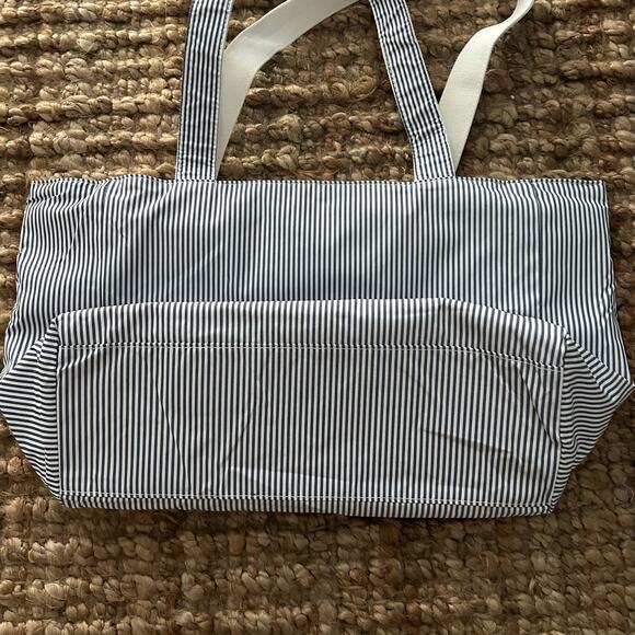 VTN Reversible Striped Canvas Tote Bag – NWOT, Large Minimalist Shoulder Bag - Picture 3 of 6
